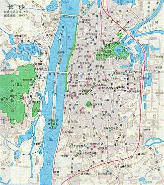 长沙湘江新区地图